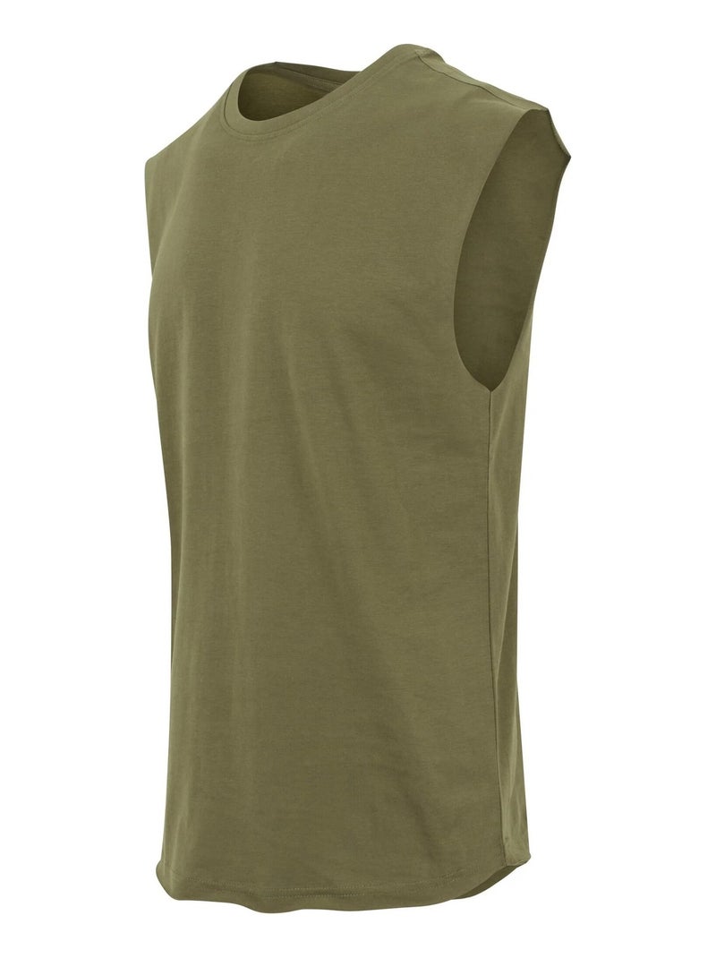 Urban Classics - Haut sans manches Vert olive - Kiabi