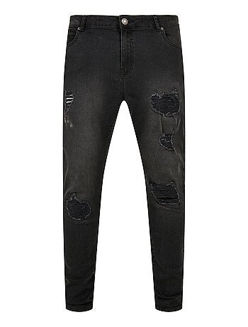 Urban Classics - Jean motif/style Effet usé