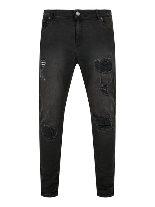 Urban Classics - Jean motif/style Effet usé - Kiabi