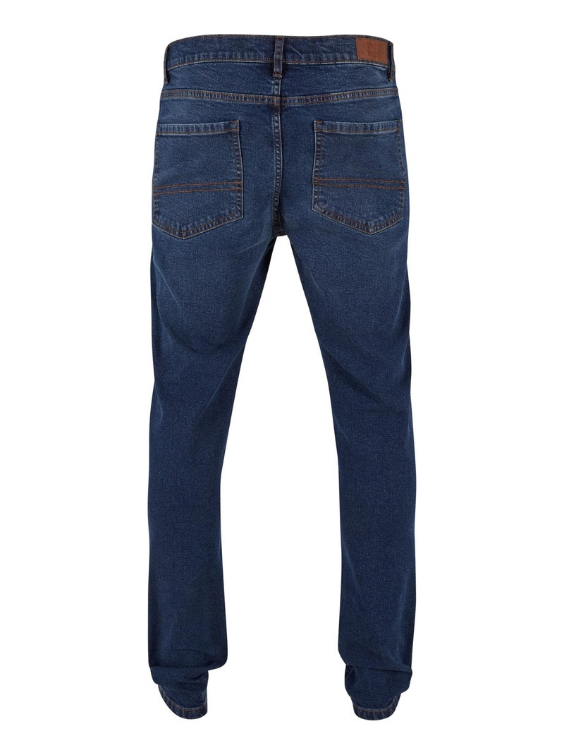 Urban Classics - Jean motif/style effilé Bleu marine - Kiabi