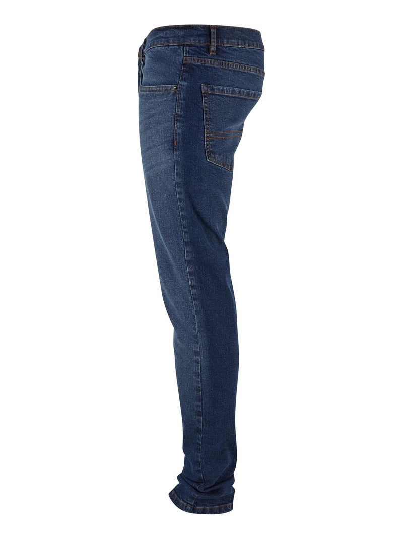 Urban Classics - Jean motif/style effilé Bleu marine - Kiabi