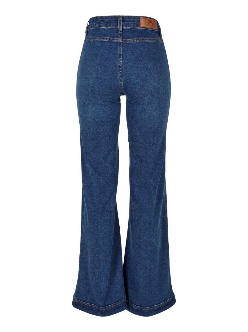 Urban Classics - Jean motif/style rétro Bleu anthracite - Kiabi