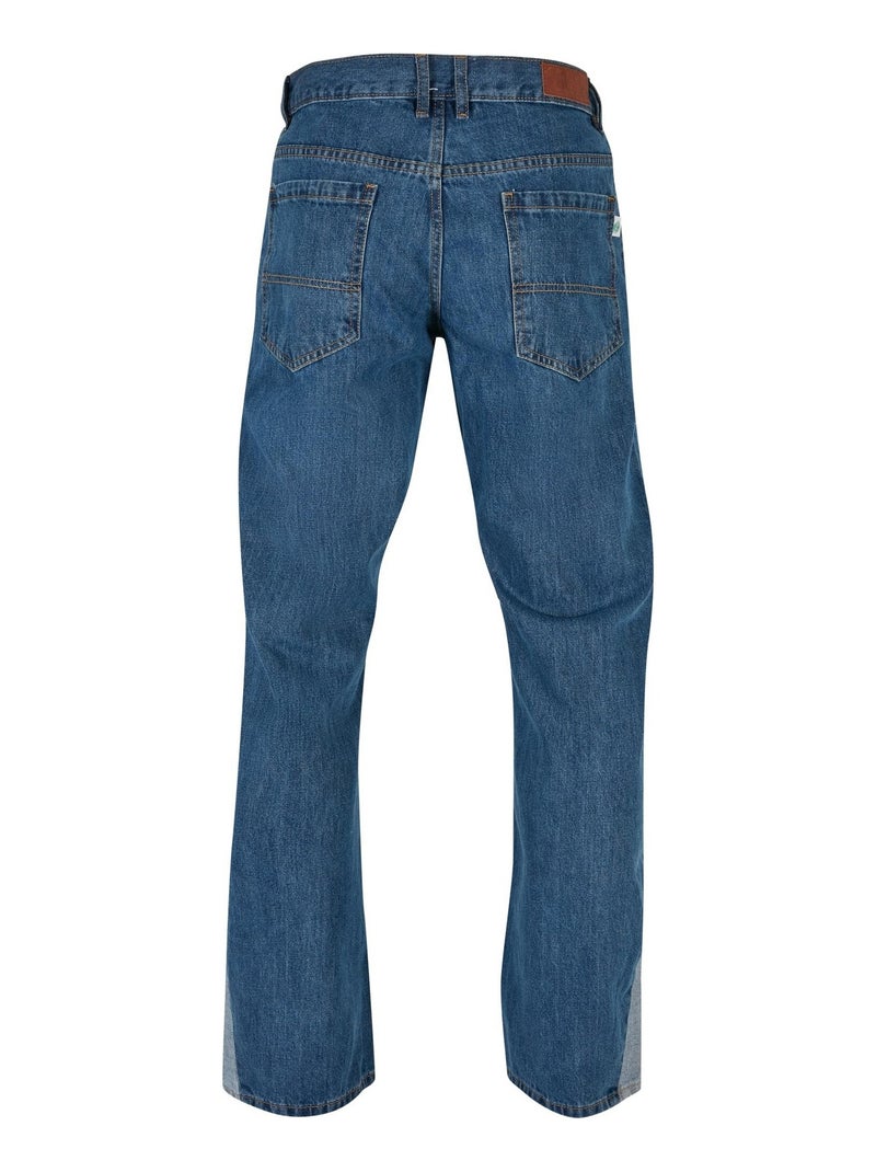 Urban Classics - Jean motif/style Triangle Bleu saphir - Kiabi