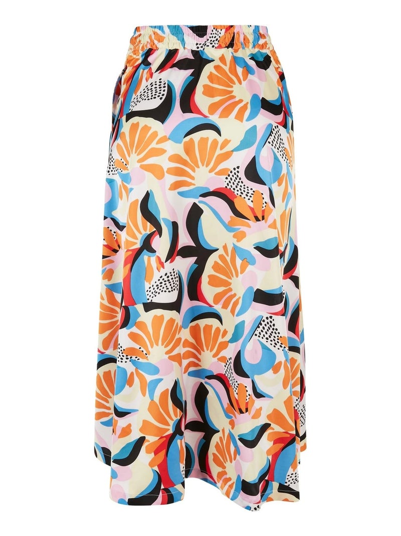 Urban Classics - Jupe mi-longue Jaune paille - Kiabi