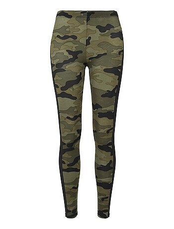 Urban Classics - Legging motif/style camouflage et rayure
