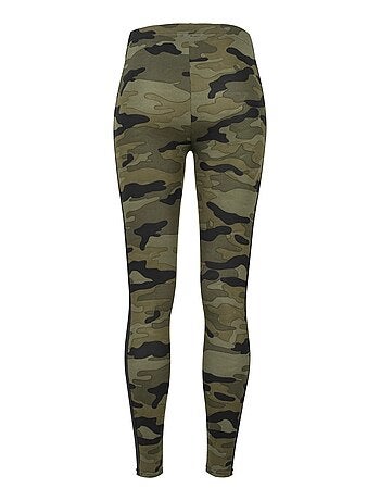Urban Classics - Legging motif/style camouflage et rayure