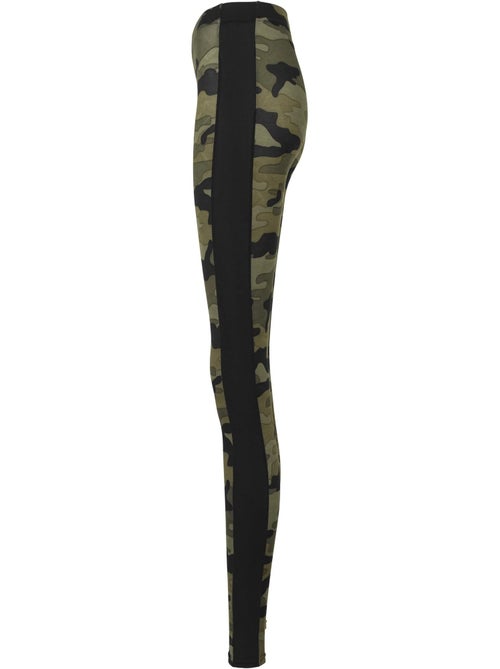 Urban Classics - Legging motif/style camouflage et rayure - Kiabi