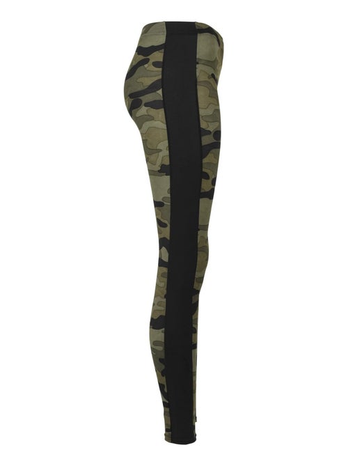 Urban Classics - Legging motif/style camouflage et rayure - Kiabi