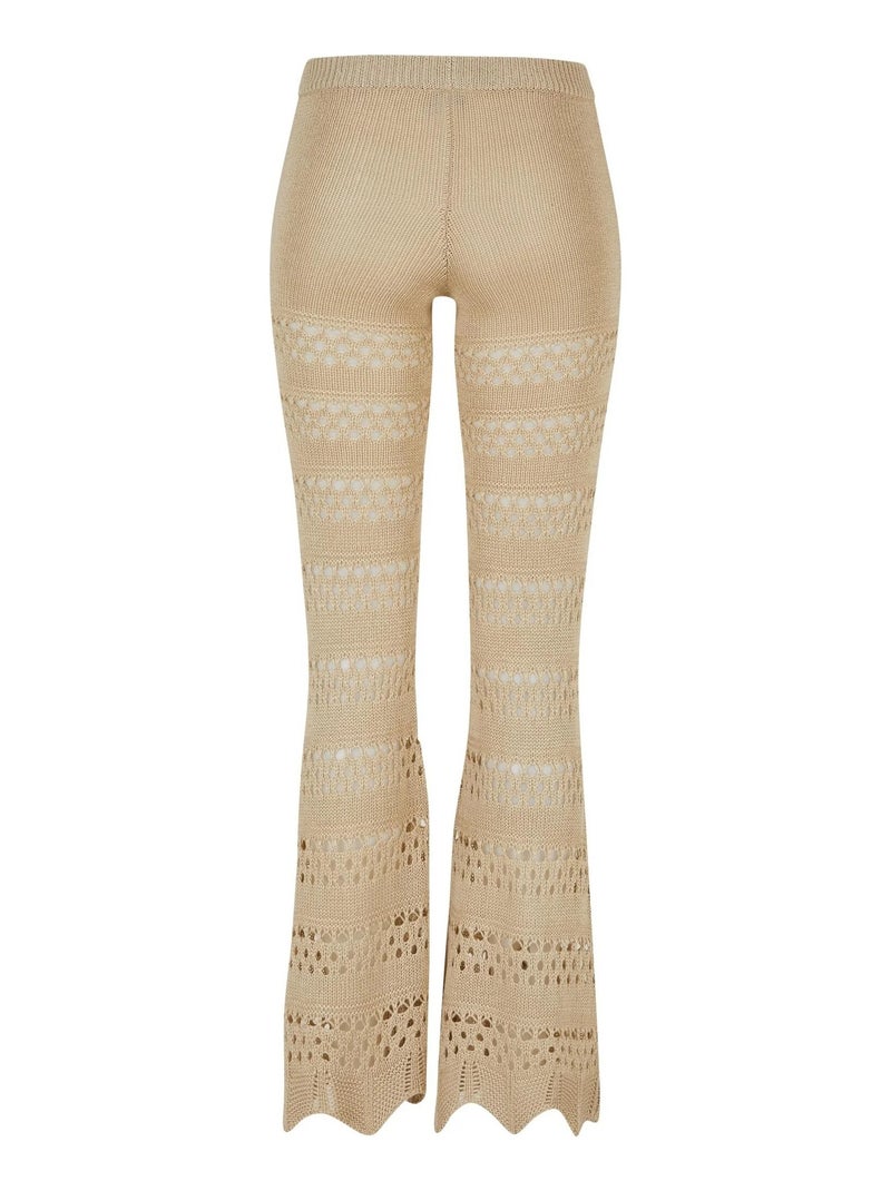 Urban Classics - Legging motif/style Crochet Blanc nacré - Kiabi