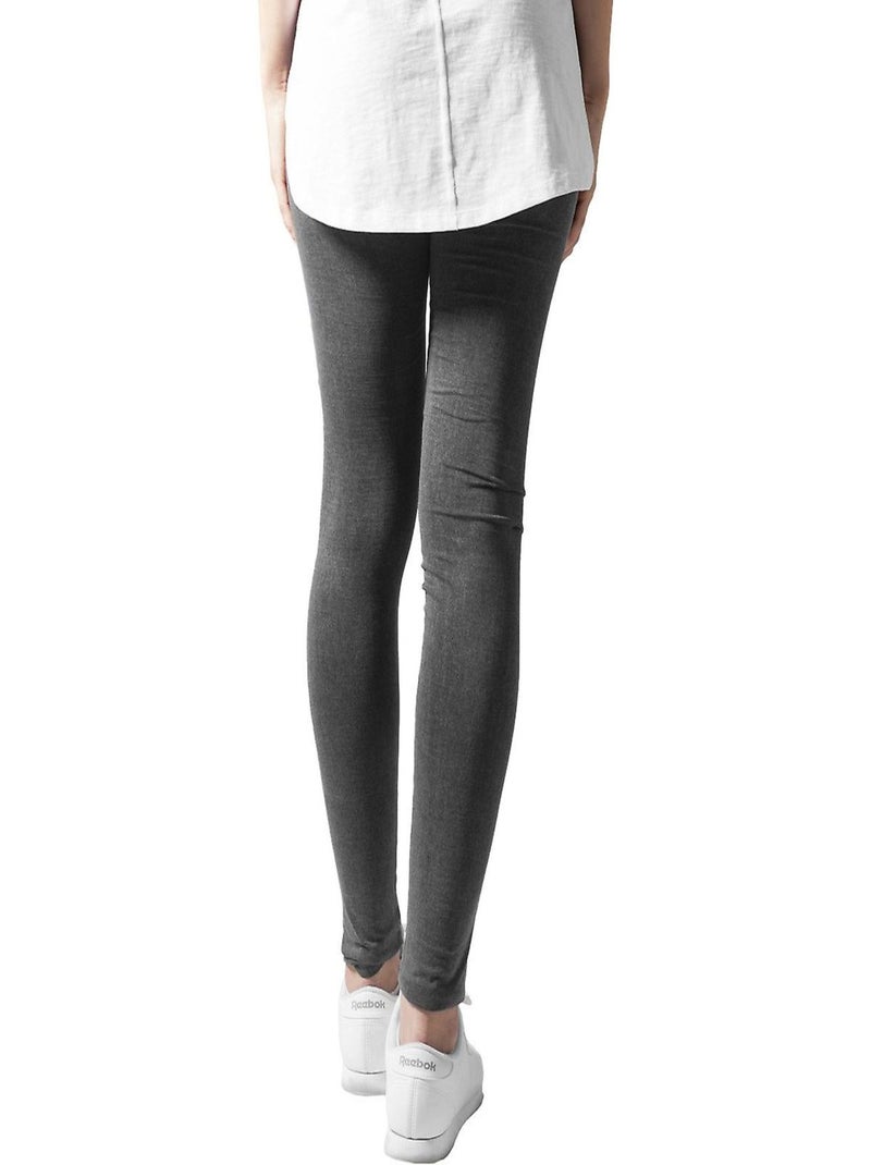 Urban Classics - Legging motif/style Genou déchiré Blanc Gris anthracite Gris - Kiabi