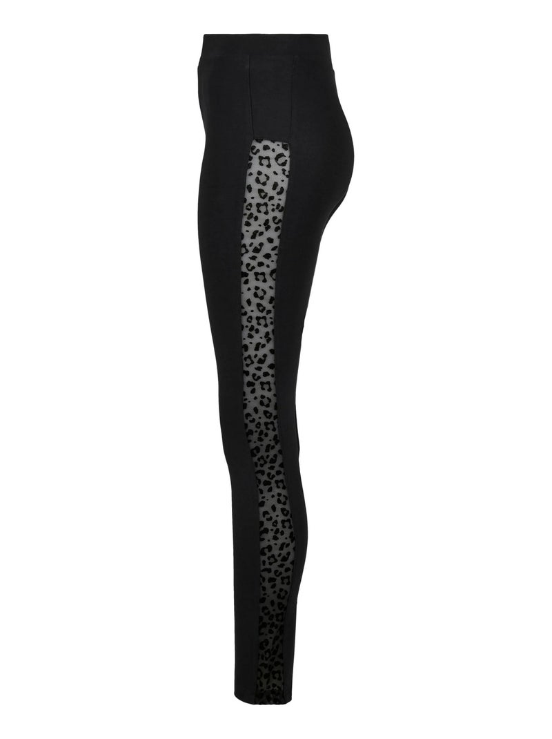 Urban Classics - Legging motif/style imprimé floqué Noir - Kiabi