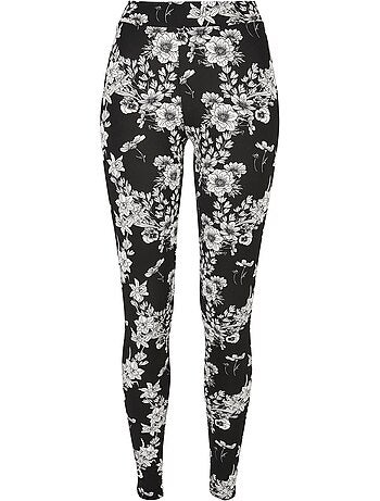 Urban Classics - Legging motif/style imprimé léopard