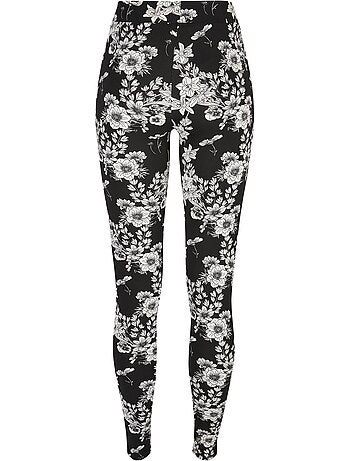Urban Classics - Legging motif/style imprimé léopard