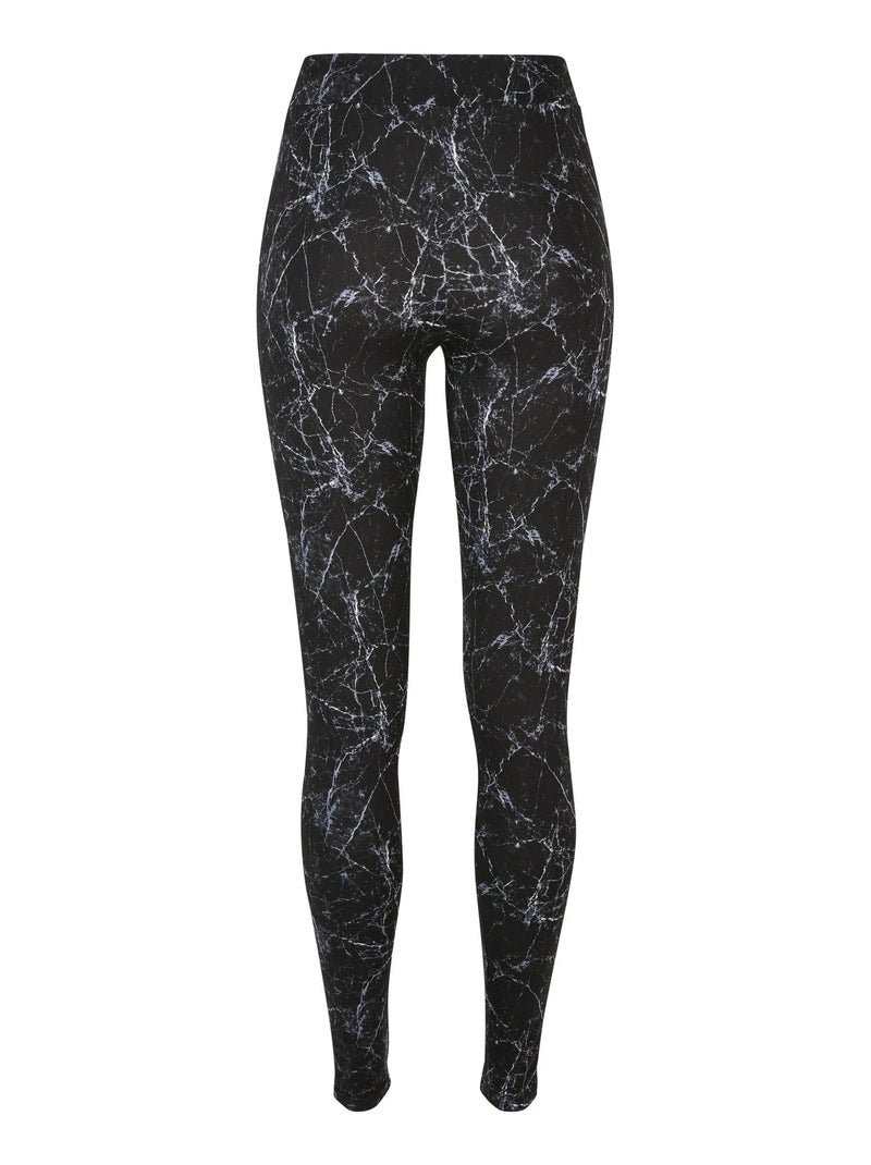 Urban Classics - Legging motif/style marbré Noir - Kiabi