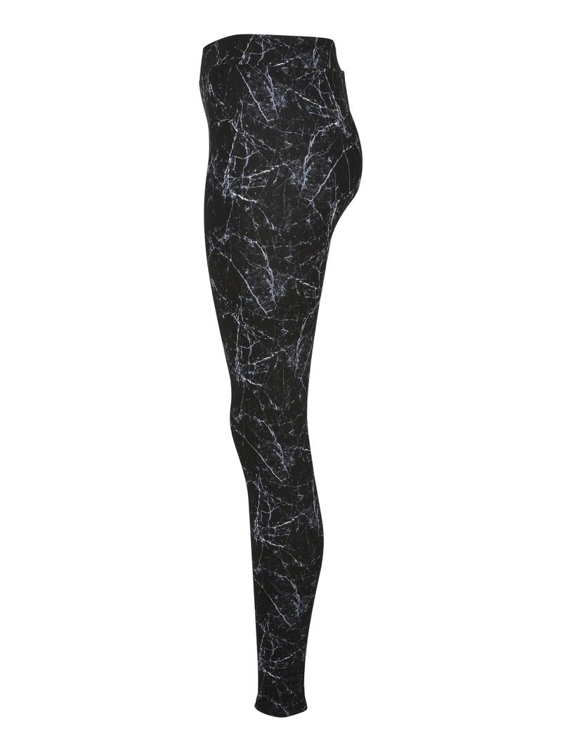 Urban Classics - Legging motif/style marbré Noir - Kiabi