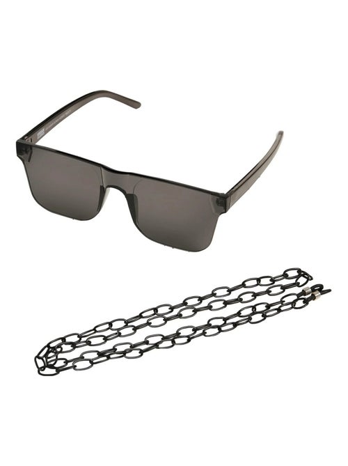 Urban Classics - Lunettes de soleil avec chaîne - Kiabi