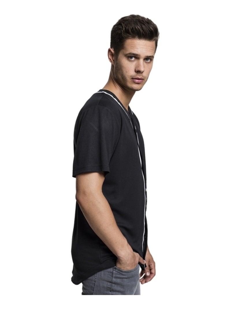 Urban Classics - Maillot baseball Noir Blanc - Kiabi