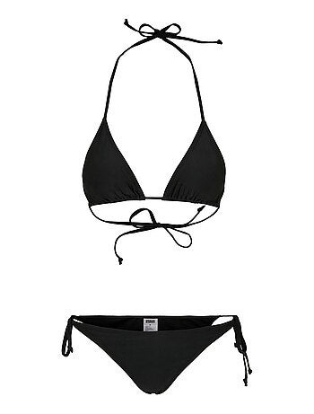 Urban Classics - Maillot de bain 2 pièces motif/style Triangle