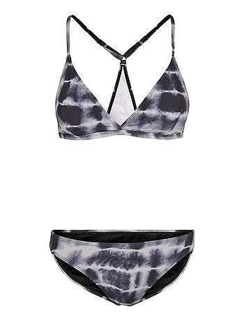 Urban Classics - Maillot de bain 2 pièces motif/style triangle tie-dye