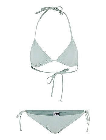 Urban Classics - Maillot de bain 2 pièces motif/style Triangle
