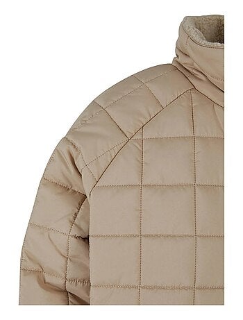Urban Classics - Manteau motif/style matelassé