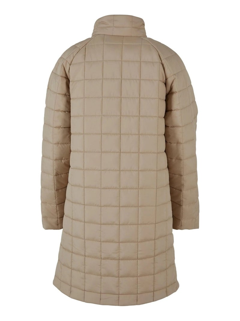 Urban Classics - Manteau motif/style matelassé Beige - Kiabi