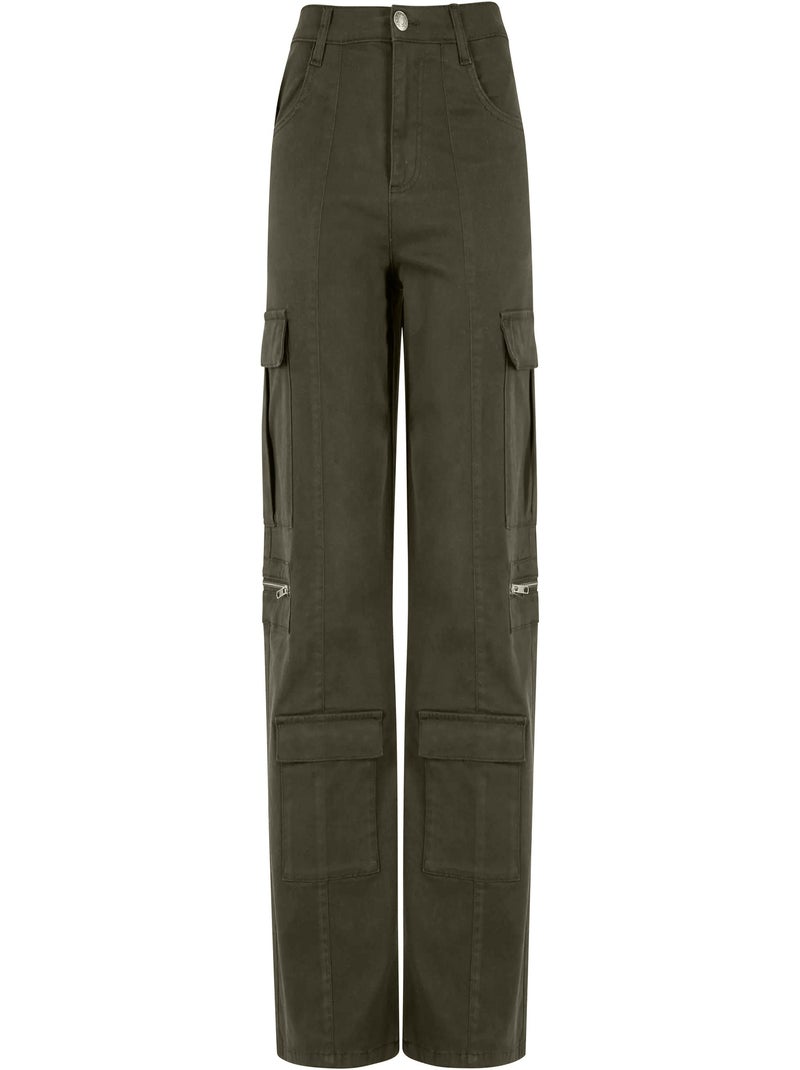 Urban Classics - Pantalon à poches UTILITY Noir ébène - Kiabi