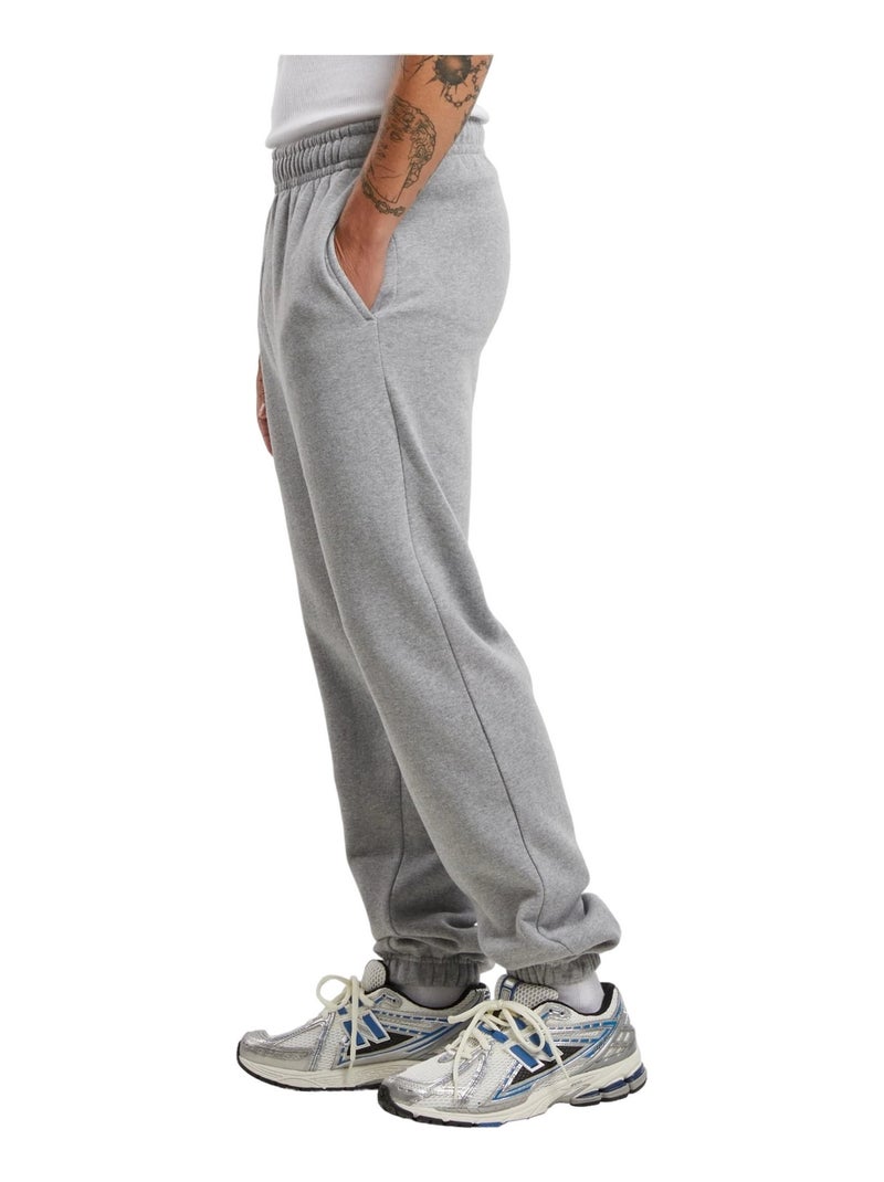 Urban Classics - Pantalon de jogging BASIC ESSENTIAL Gris chiné - Kiabi