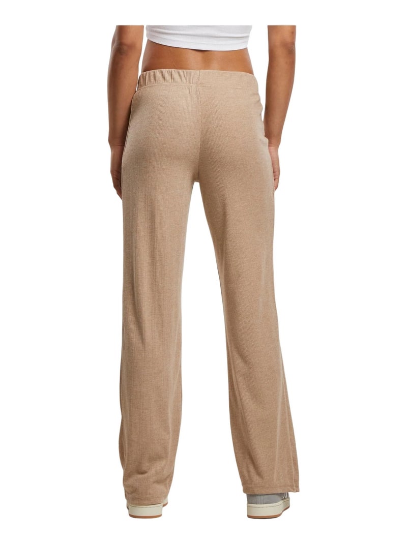 Urban Classics - Pantalon motif/style Côtelé Beige chiné - Kiabi