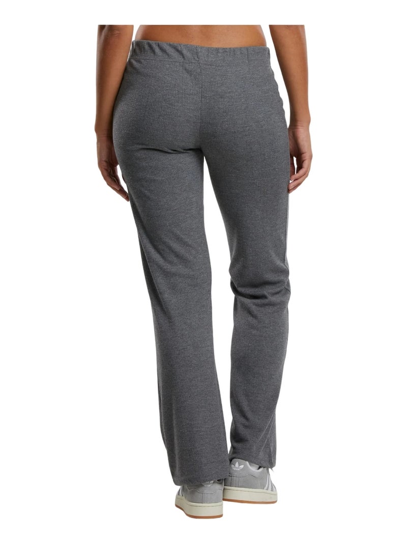 Urban Classics - Pantalon motif/style Côtelé Gris foncé - Kiabi