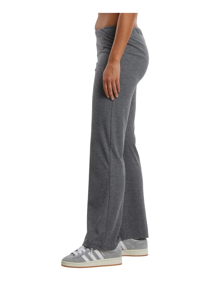Urban Classics - Pantalon motif/style Côtelé Gris foncé - Kiabi