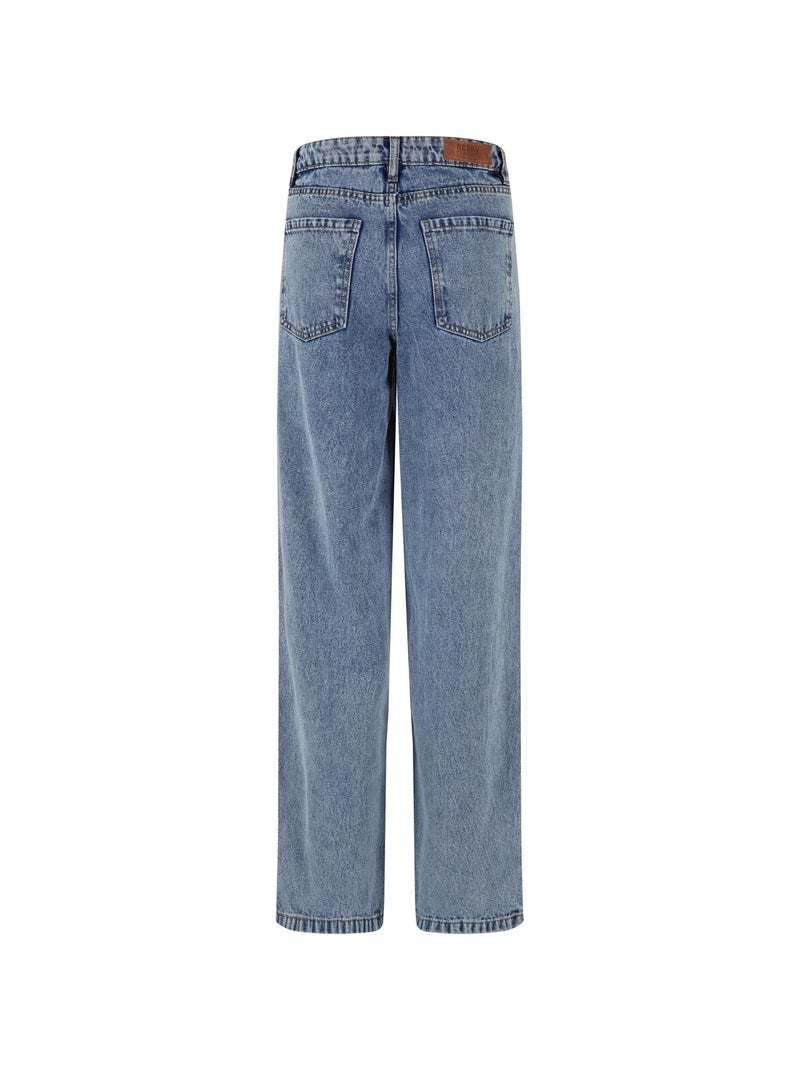 Urban Classics - Pantalon motif/style usé 90'S Bleu jean - Kiabi