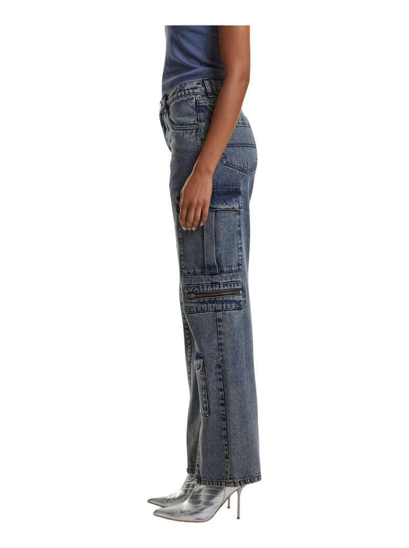 Urban Classics - Pantalon UTILITY Bleu anthracite - Kiabi