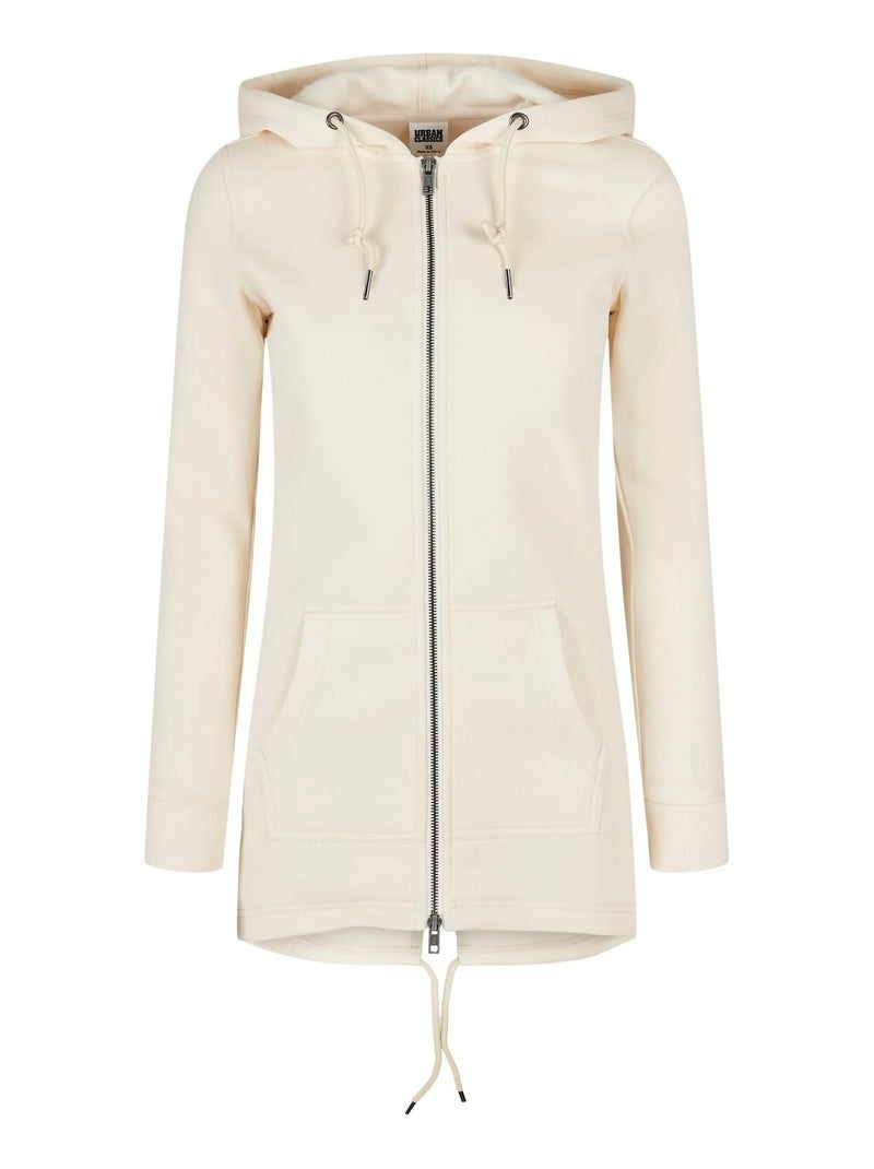 Urban Classics - Parka sweat Blanc nacré - Kiabi