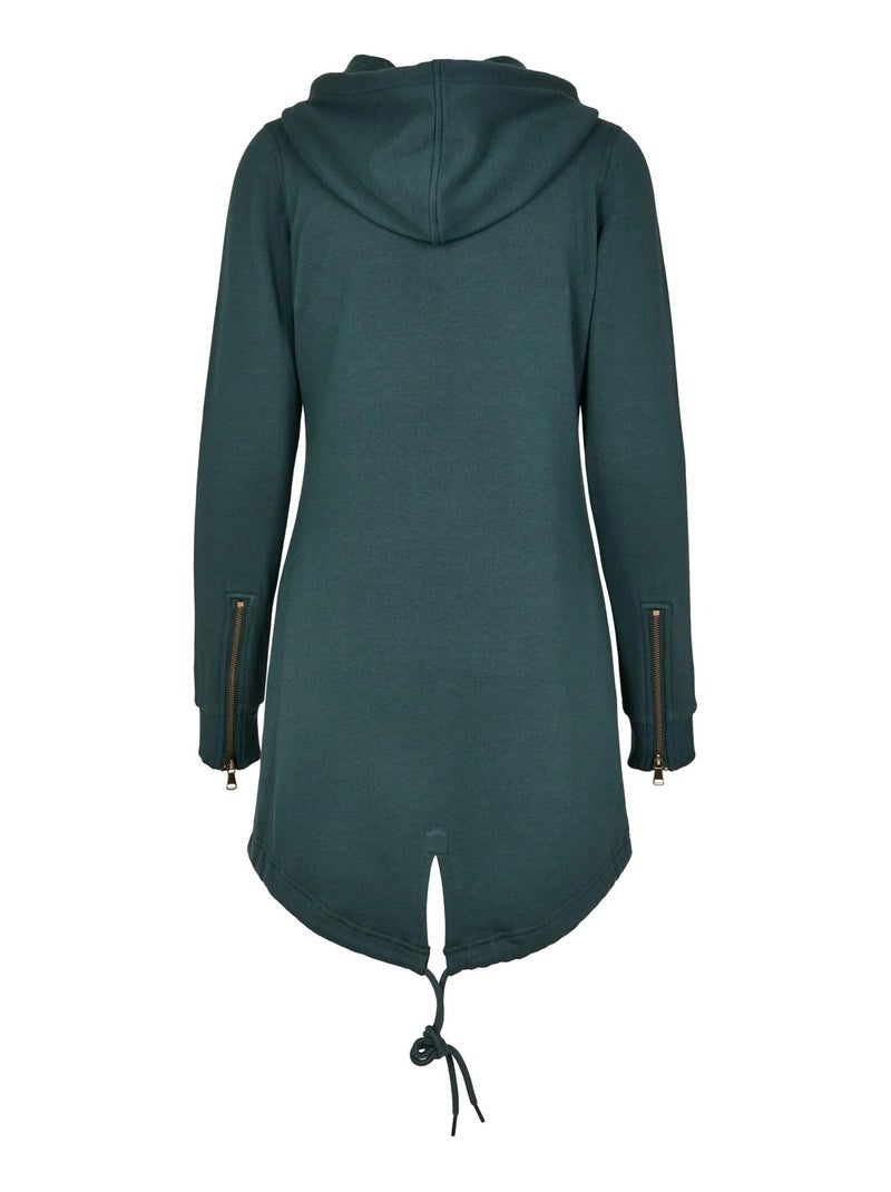 Urban Classics - Parka sweat Vert bouteille - Kiabi