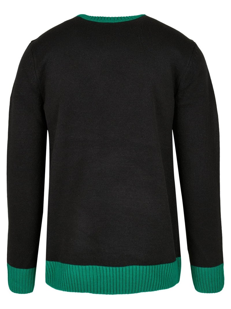 Urban Classics - Pull HO HO HO Noir - Kiabi
