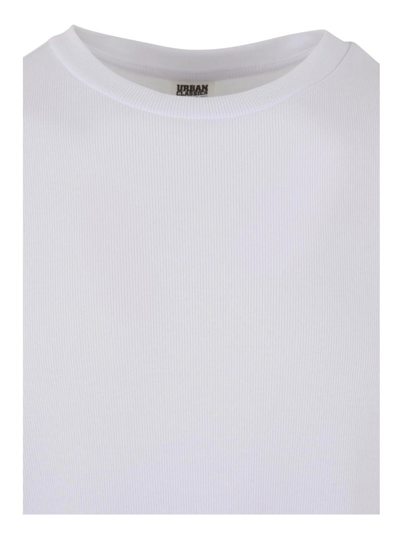 Urban Classics - Pull manches longues motif/style Côtelé Blanc - Kiabi