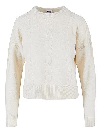 Urban Classics - Pull motif/style Maille torsadée