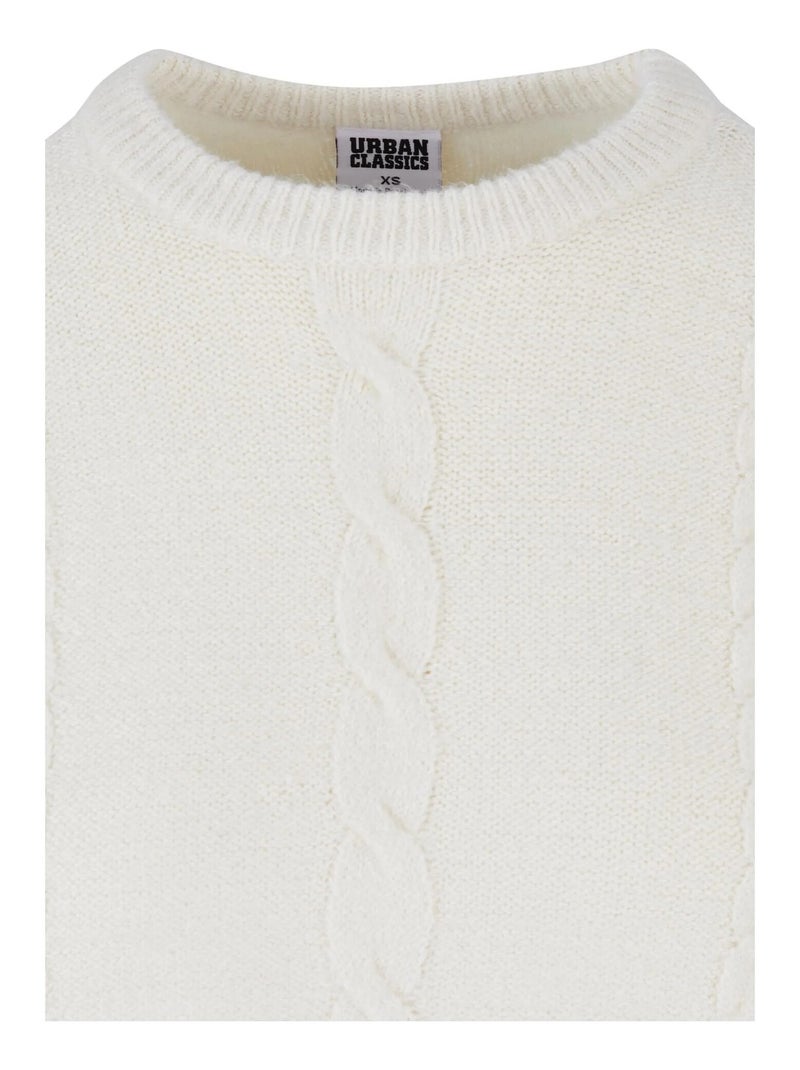Urban Classics - Pull motif/style Maille torsadée Beige sable - Kiabi