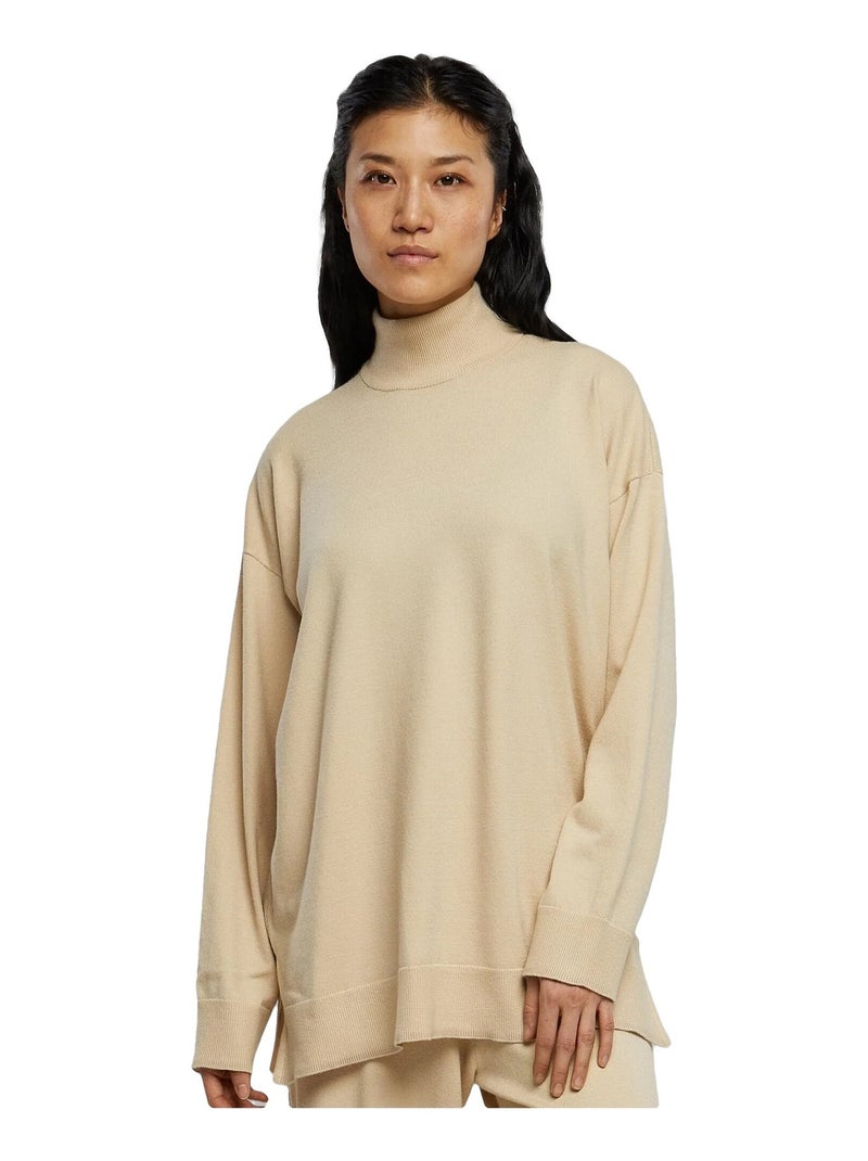 Urban Classics - Pull motif/style Tricoté Beige - Kiabi