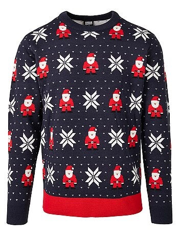 Urban Classics - Pull Noël motif/style Flocons de neige NICHOLAS