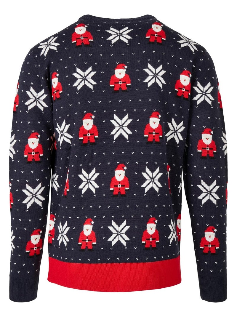 Urban Classics - Pull Noël motif/style Flocons de neige NICHOLAS Rouge - Kiabi