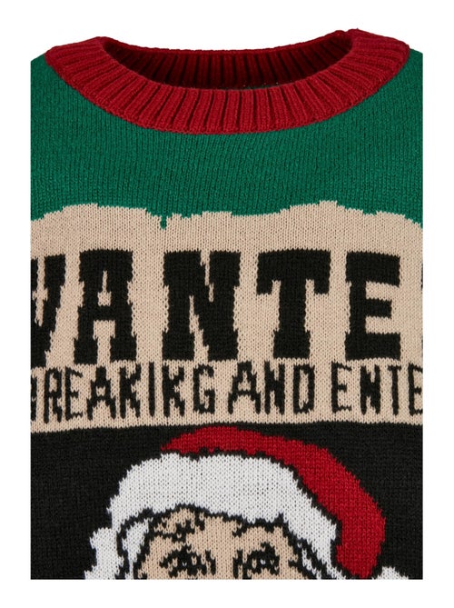 Urban Classics - Pull Noël motif/style poster 'Wanted' - Kiabi
