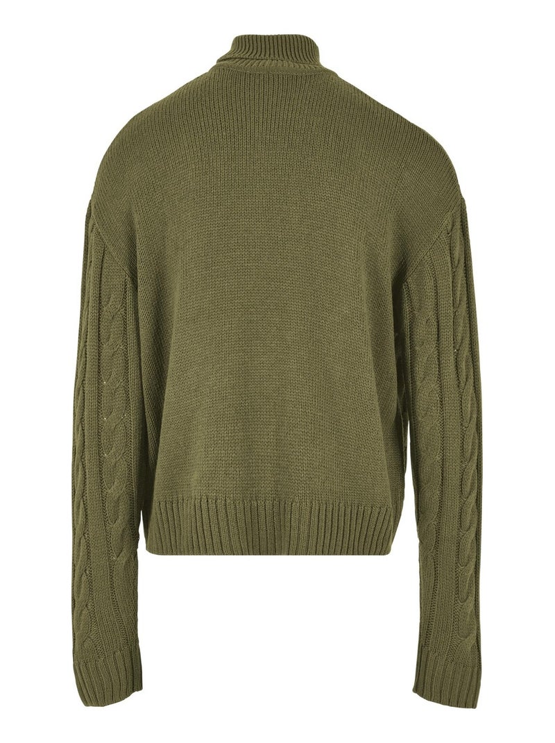 Urban Classics - Pull Vert olive - Kiabi