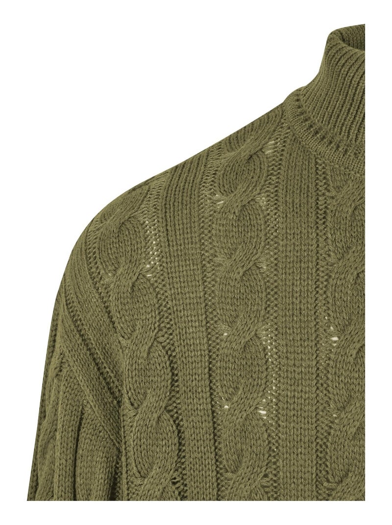 Urban Classics - Pull Vert olive - Kiabi