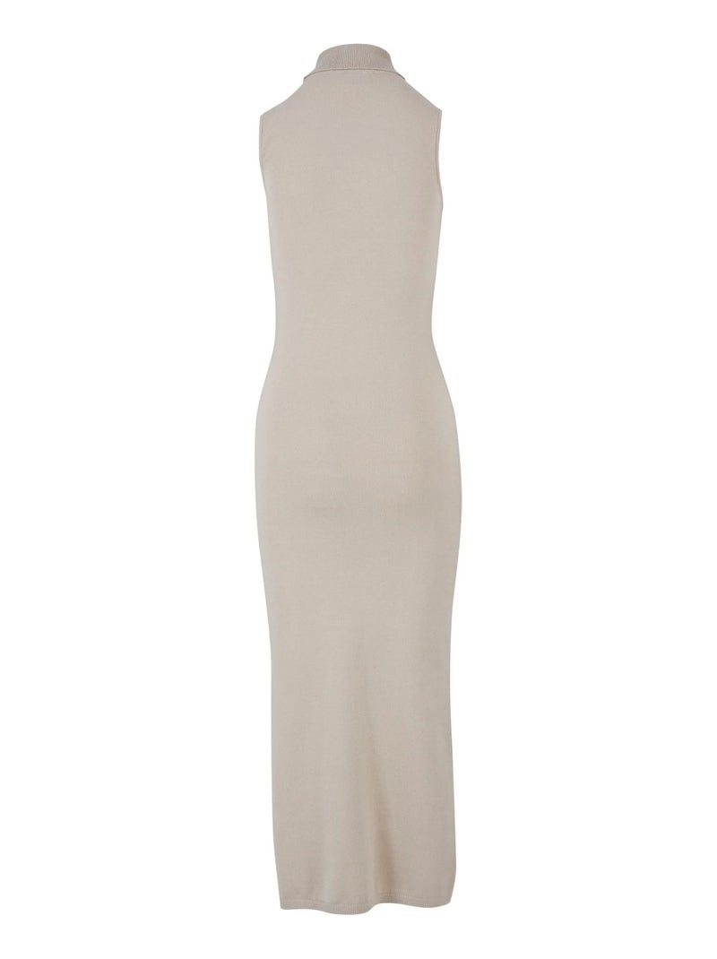 Urban Classics - Robe longue motif/style Tricoté Beige - Kiabi