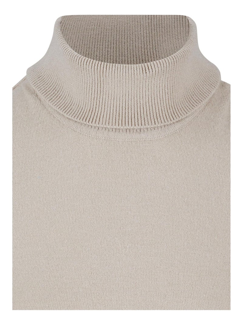 Urban Classics - Robe longue motif/style Tricoté Beige - Kiabi