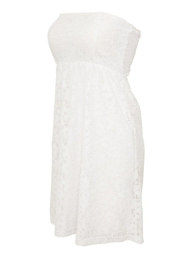 Urban Classics - Robe motif/style Lacets Blanc - Kiabi