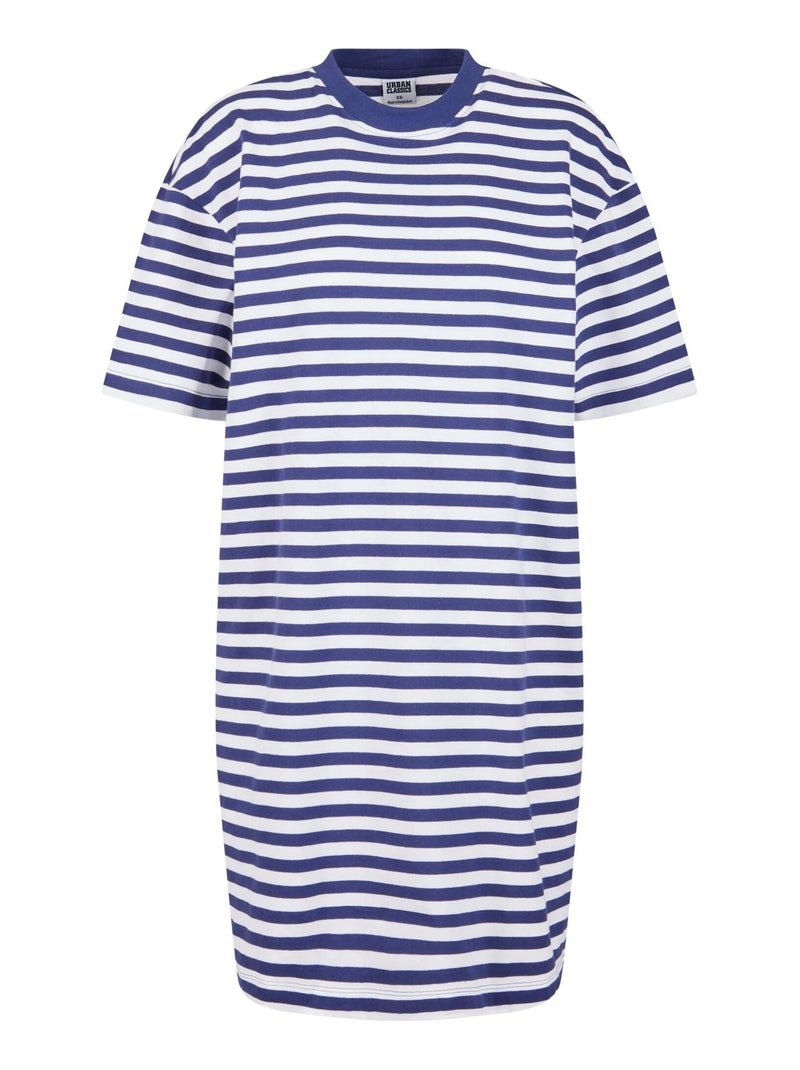 Urban Classics - Robe t-shirt Blanc Bleu - Kiabi