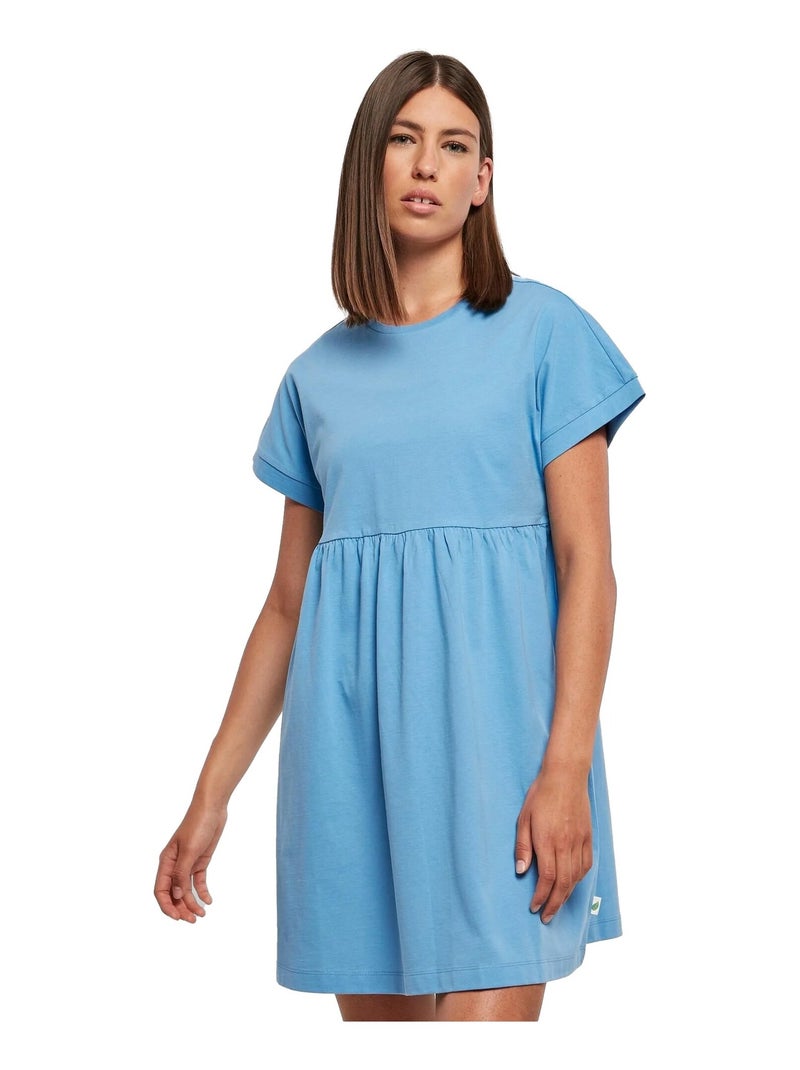 Urban Classics - Robe t-shirt EMPIRE VALANCE Bleu ciel - Kiabi